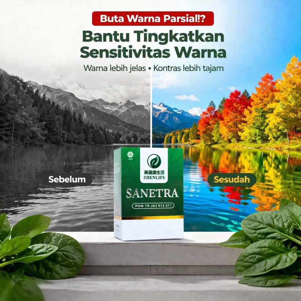 Obat Herbal Buta Warna SANETRA